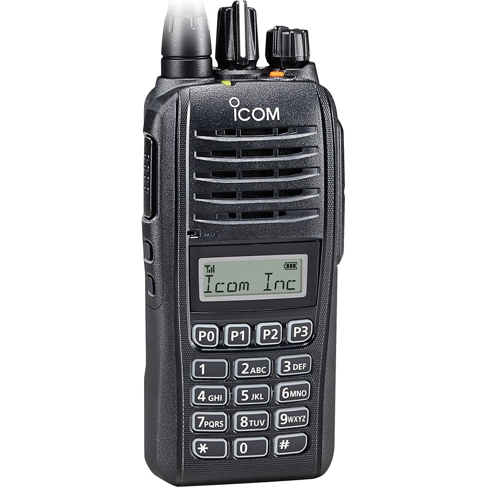 ICOM Bearcom IC-F21S UHF 2 CH 4 Watt Radio 440-470MHZ Charger 