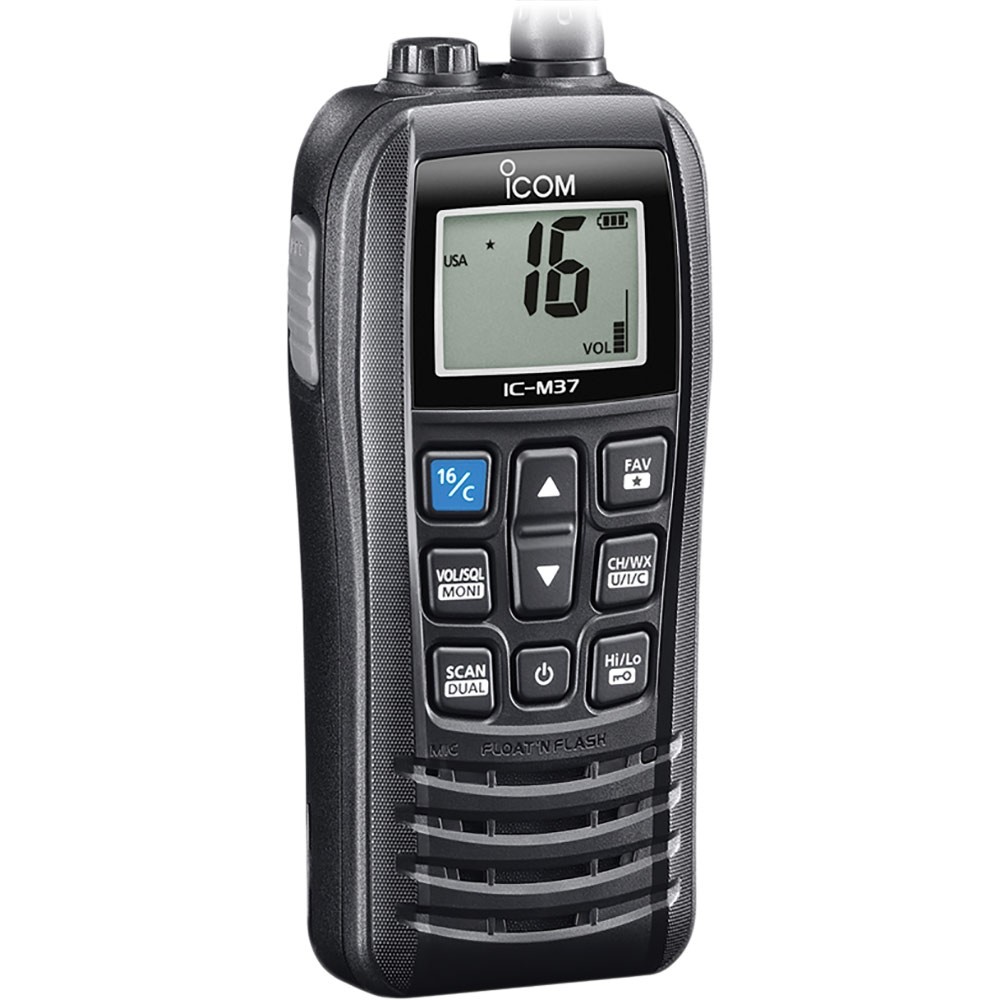 Icom M37 Marine 6W VHF Handheld Radio for sale online 