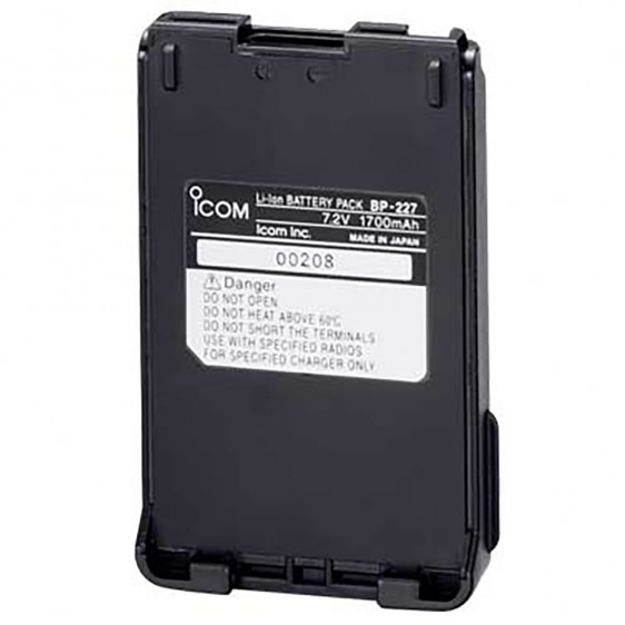 5 x Battery BP-227 For ICOM F50 F51 F60 F61 E85 V85 M85 M87 M88 Radio 1800mAh 
