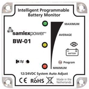 Samlex BW-01 Battery Watch Intelligent 12V/24V Programmable System